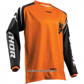 2020 Motocross Cyclisme Maillot Thor Manches Longues Orange