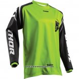 2020 Motocross Cyclisme Maillot Thor Manches Longues Vert