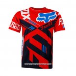 2020 Motocross Cyclisme T Shirt FOX Manches Courtes Rouge