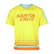 2020 Motocross Cyclisme T Shirt Santa Cruz Manches Courtes Jaune