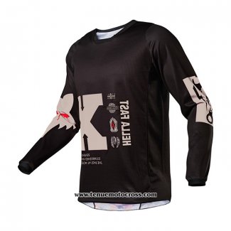 2021 FOX Motocross Cyclisme Maillot Manches Longues Fonce Bleu Rouge