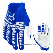 2021 Motocross Cyclisme FOX Gants Doigts Long Bleu