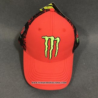 2020 Moto GP Cyclisme Monster Casquette Rouge