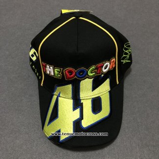 2020 Moto GP Cyclisme VR 46 Casquette Noir