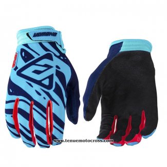 2020 Motocross Cyclisme Answer Gants Doigts Long Bleu