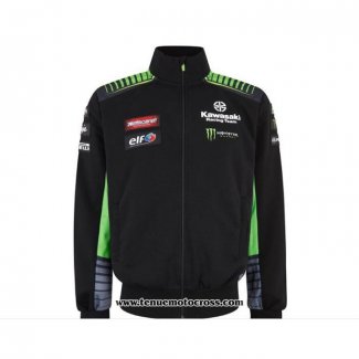 2020 Motocross Cyclisme Chandail Kawasaki Manches Longues Noir