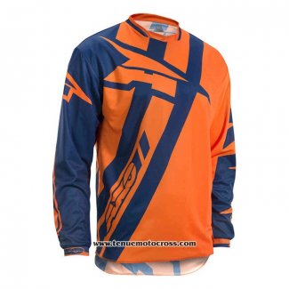 2020 Motocross Cyclisme Maillot AXO Manches Longues Orange