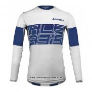 2020 Motocross Cyclisme Maillot Acerbis Manches Longues Bleu