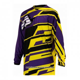 2020 Motocross Cyclisme Maillot Acerbis Manches Longues Jaune