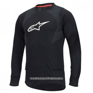 2020 Motocross Cyclisme Maillot Alpinestars Manches Longues Noir