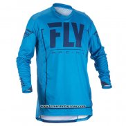 2020 Motocross Cyclisme Maillot FLY Manches Longues Bleu