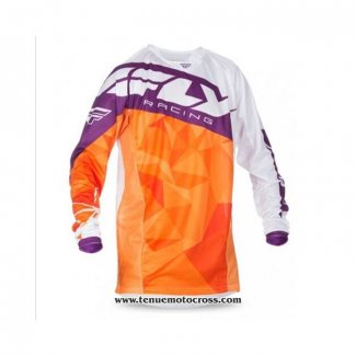 2020 Motocross Cyclisme Maillot FLY Manches Longues Orange