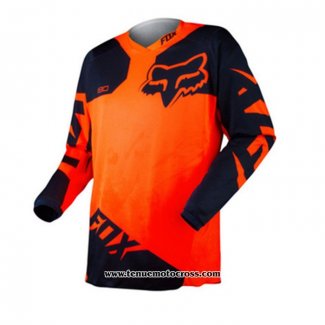 2020 Motocross Cyclisme Maillot FOX Manches Longues Orange