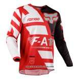 2020 Motocross Cyclisme Maillot FOX Manches Longues Rouge