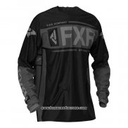 2020 Motocross Cyclisme Maillot FXR Manches Longues Noir