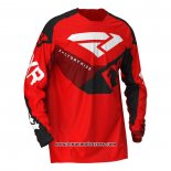 2020 Motocross Cyclisme Maillot FXR Manches Longues Rouge