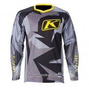 2020 Motocross Cyclisme Maillot KTM Manches Longues Gris