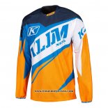 2020 Motocross Cyclisme Maillot Klim Manches Longues Bleu