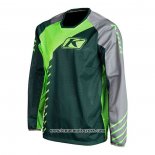 2020 Motocross Cyclisme Maillot Klim Manches Longues Vert