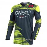 2020 Motocross Cyclisme Maillot Oneal Manches Longues Jaune