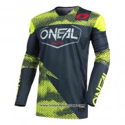 2020 Motocross Cyclisme Maillot Oneal Manches Longues Jaune