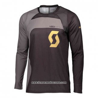 2020 Motocross Cyclisme Maillot Scott Manches Longues Noir