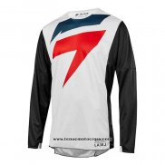 2020 Motocross Cyclisme Maillot Shift Manches Longues Blanc