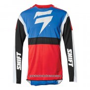 2020 Motocross Cyclisme Maillot Shift Manches Longues Bleu