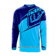 2020 Motocross Cyclisme Maillot TLD Manches Longues Bleu