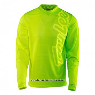 2020 Motocross Cyclisme Maillot TLD Manches Longues Jaune