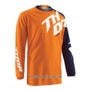 2020 Motocross Cyclisme Maillot Thor Manches Longues Orange