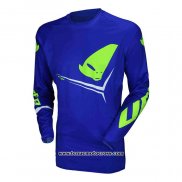 2020 Motocross Cyclisme Maillot UFO Manches Longues Bleu