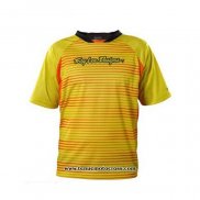 2020 Motocross Cyclisme T Shirt TLD Manches Courtes Jaune