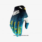 2020 Motocross Cyclisme 100 Gants Doigts Long Bleu