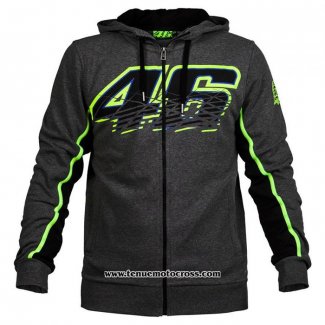 2020 Motocross Cyclisme Chandail VR 46 Manches Longues Gris