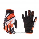 2020 Motocross Cyclisme Gants Doigts Long Orange