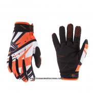 2020 Motocross Cyclisme Gants Doigts Long Orange