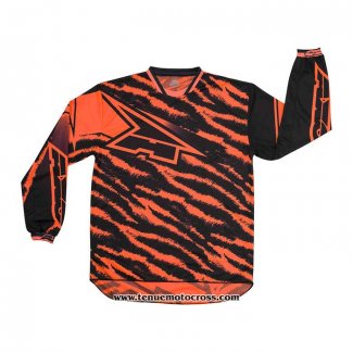 2020 Motocross Cyclisme Maillot AXO Manches Longues Orange