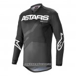 2020 Motocross Cyclisme Maillot Alpinestars Manches Longues Noir