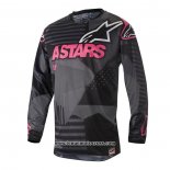 2020 Motocross Cyclisme Maillot Alpinestars Manches Longues Noir