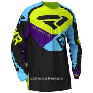 2020 Motocross Cyclisme Maillot FXR Manches Longues Noir