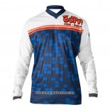 2020 Motocross Cyclisme Maillot Jopa Manches Longues Bleu