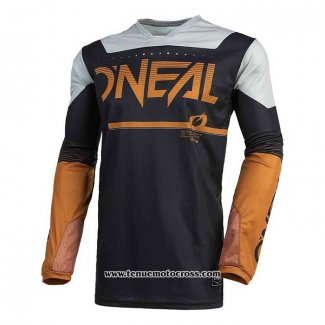 2020 Motocross Cyclisme Maillot Oneal Manches Longues Noir