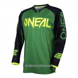 2020 Motocross Cyclisme Maillot Oneal Manches Longues Vert