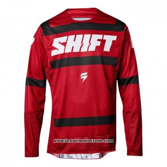 2020 Motocross Cyclisme Maillot Shift Manches Longues Rouge