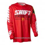 2020 Motocross Cyclisme Maillot Shift Manches Longues Rouge