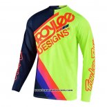 2020 Motocross Cyclisme Maillot TLD Manches Longues Jaune