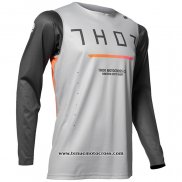 2020 Motocross Cyclisme Maillot Thor Manches Longues Blanc