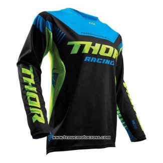 2020 Motocross Cyclisme Maillot Thor Manches Longues Noir