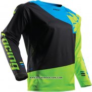 2020 Motocross Cyclisme Maillot Thor Manches Longues Vert